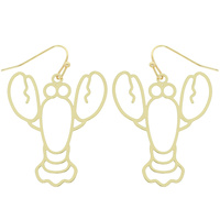 LOBSTER METAL EARRING