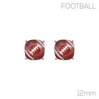 GAMEDAY FOOTBALL STUD EARRINGS