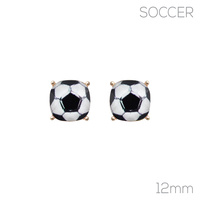 GAMEDAY SOCCER STUD EARRINGS