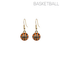 GAMEDAY BASKETBALL DANGLE EARRINGS