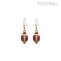 GAMEDAY FOOTBALL DANGLE EARRINGS