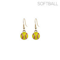 GAMEDAY SOFTBALL DANGLE EARRINGS