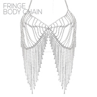 47IN BRA SHAPE FRINGE TOP